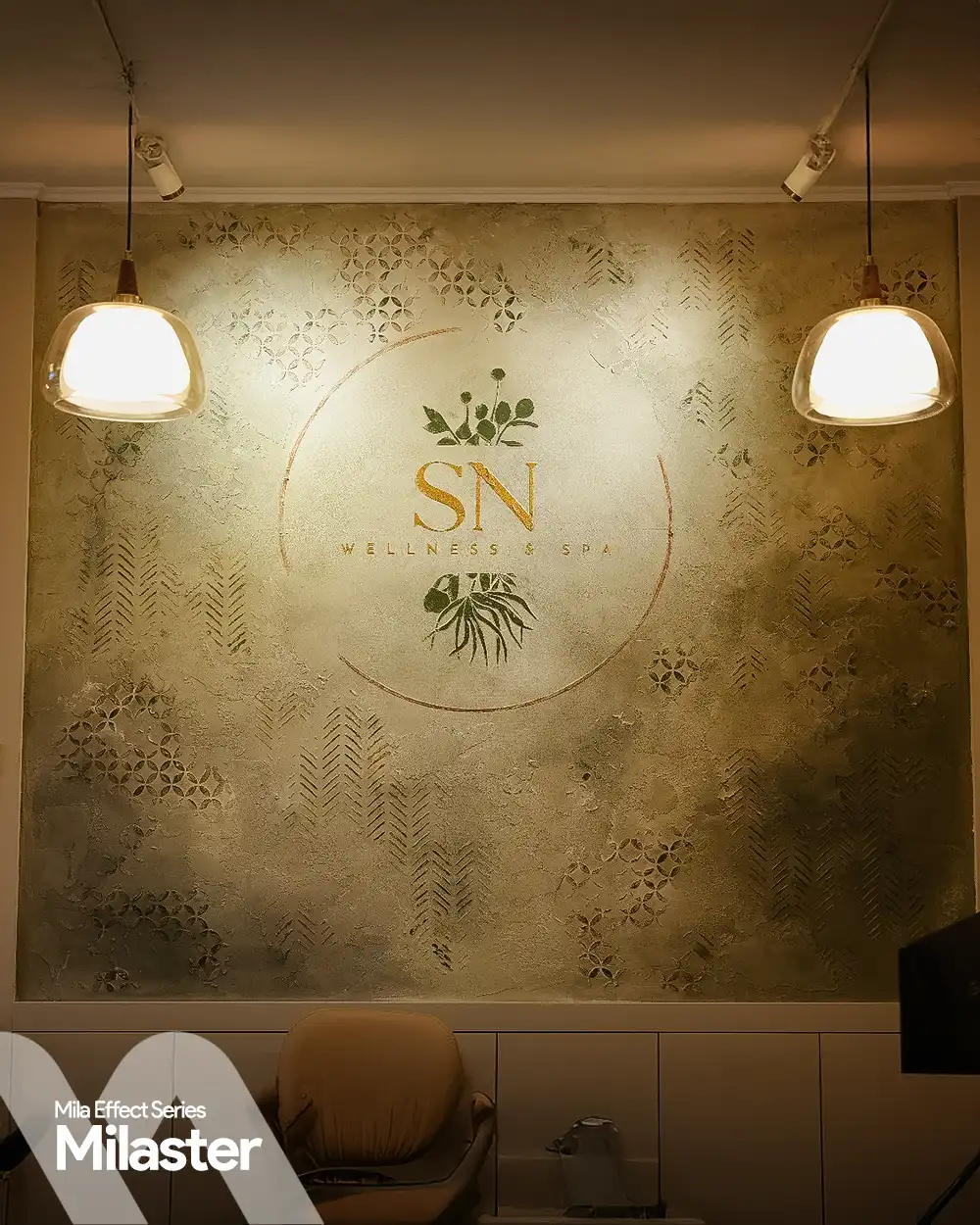 Milaster Modern İç Duvar Stencil Tasarımları