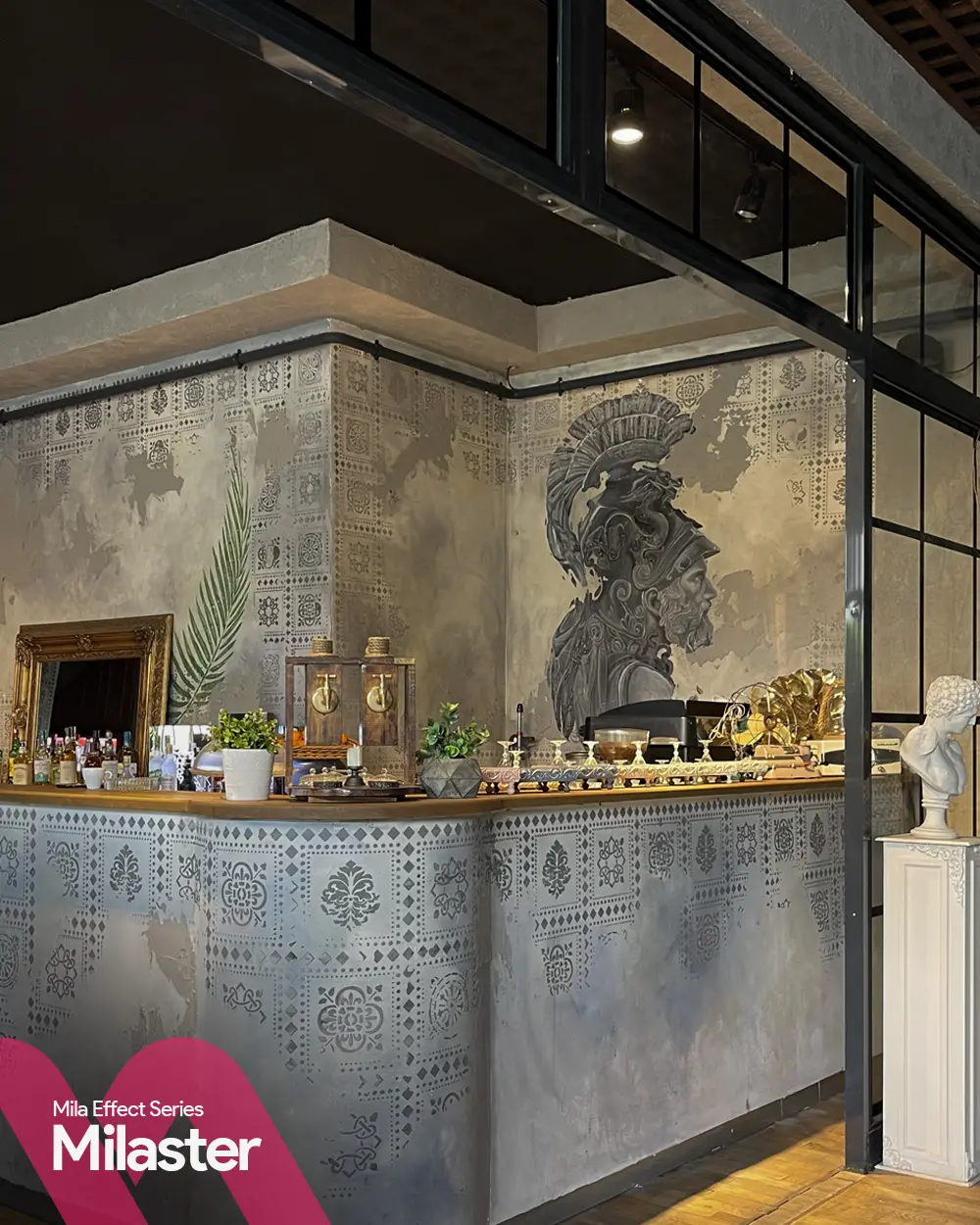 Milaster Salon İç Cephe Sanatsal Duvar Tasarımı
